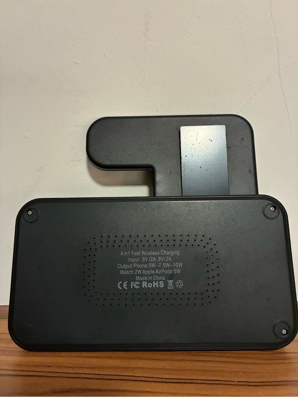 4-in-1 Wireless Charging Stand - Black